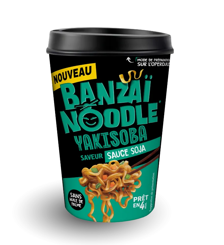 PAN BANZAI Noodle Yakisoba Saveur Sauce soja